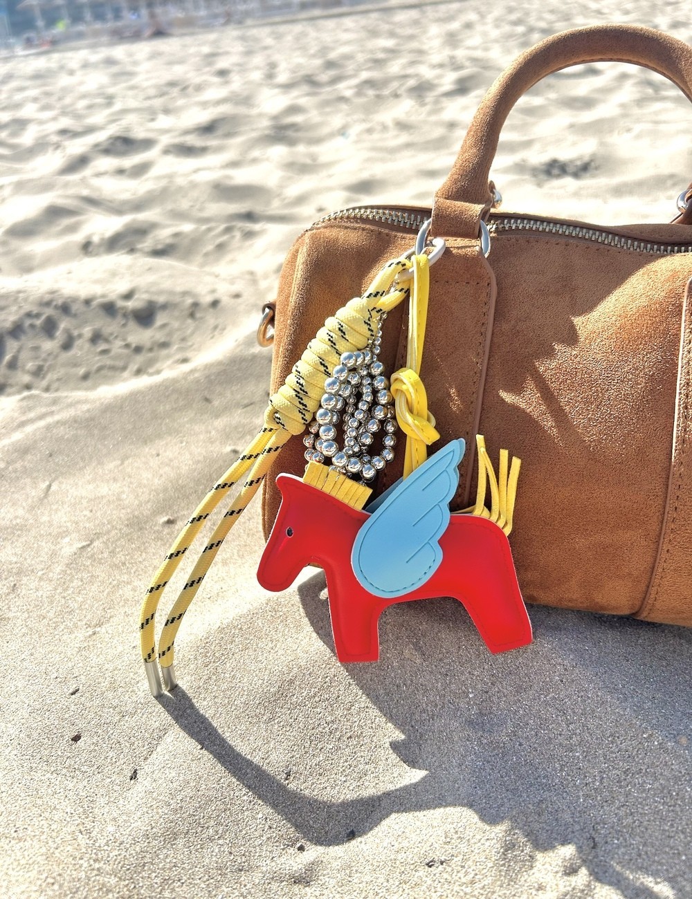 Accessoire de sac cheval ailé