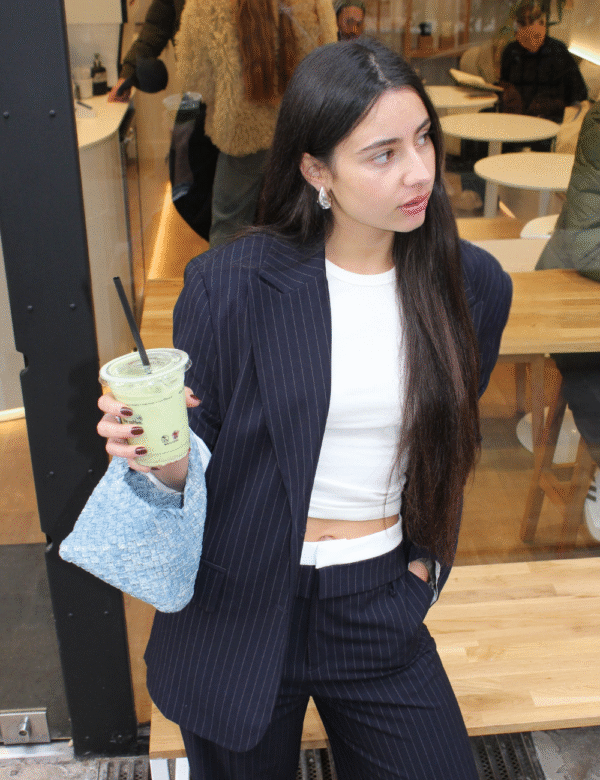 7 look ensemble de costume veste et pantalon à rayures