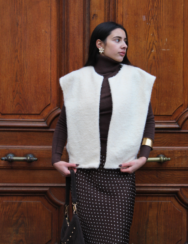 Veste sans manches Écrin Douceur Made in Italy