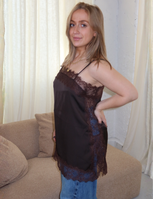 Top dentelle femme Made in Italy Ambre