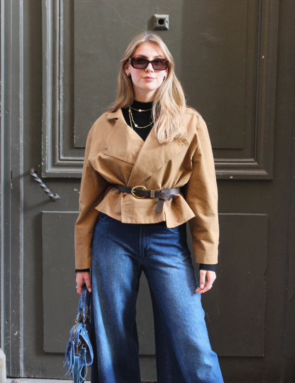 Visuel site .zip - 6 Ceinture marron boucle dorée similicuir femme Ambre