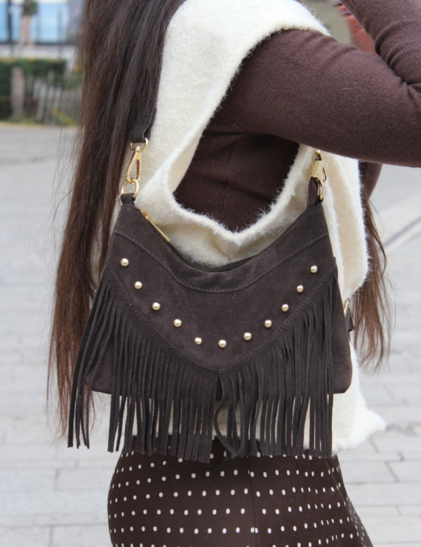 Zoom studs décoratifs sac bohème chic