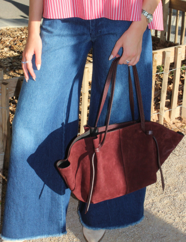 Visuel site - 45 Zoom grandes anses confortables cabas suède