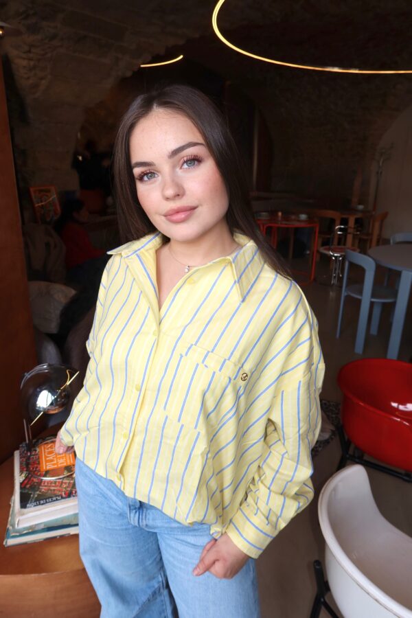 IMG_5805 Détail tissu popeline coton rayé qualité