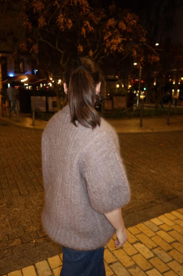 PHOTO-2026-02-12-13-41-06 : Vue texture latéral pull mohair taupe femme